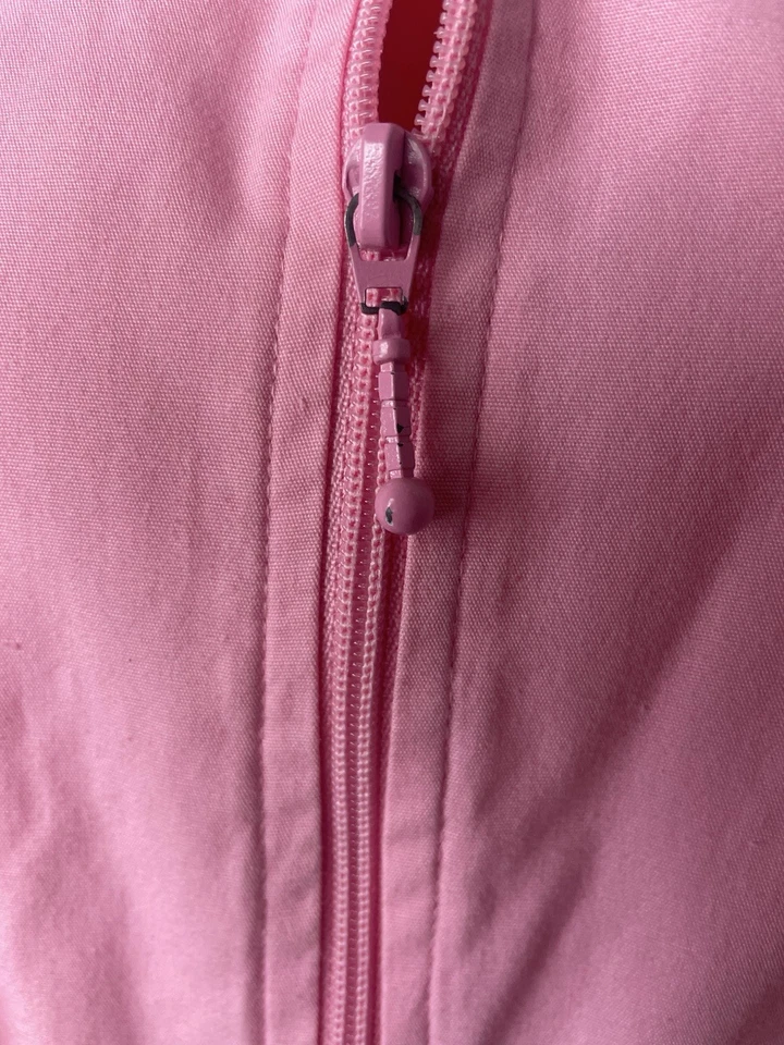 Chaqueta cortavientos Koret Francisca rosa de colección años 80 estilo talla Lg algodón Barbie Core Foto 4 de 4