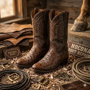 Nocona Ostrich Boots | eBay display picture 2