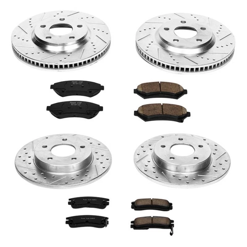 PowerStop K1543 Brake Kit For Cadillac Eldorado 1997-2002 Front Rear — 第 2/4 张图片