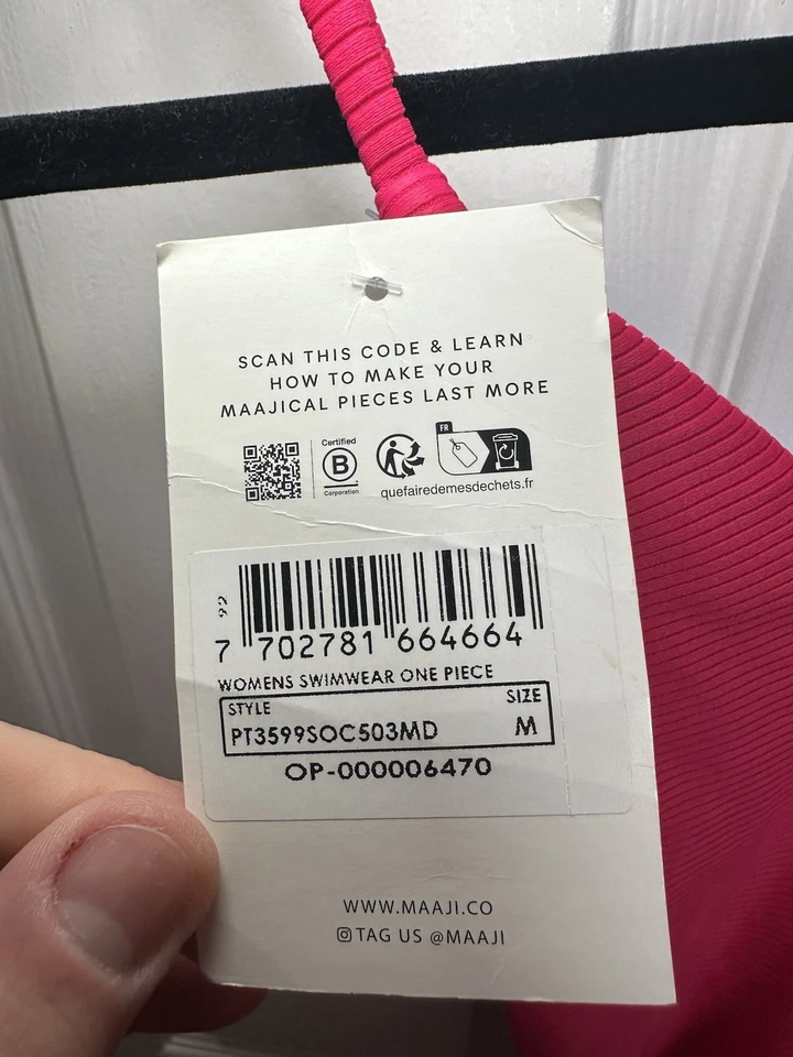 Traje de baño reversible de una pieza Maaji talla mediana nuevo con etiquetas Foto 4 de 4