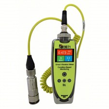 Test Products International 9071 Vibration Meter, +/-5%Acc, Led