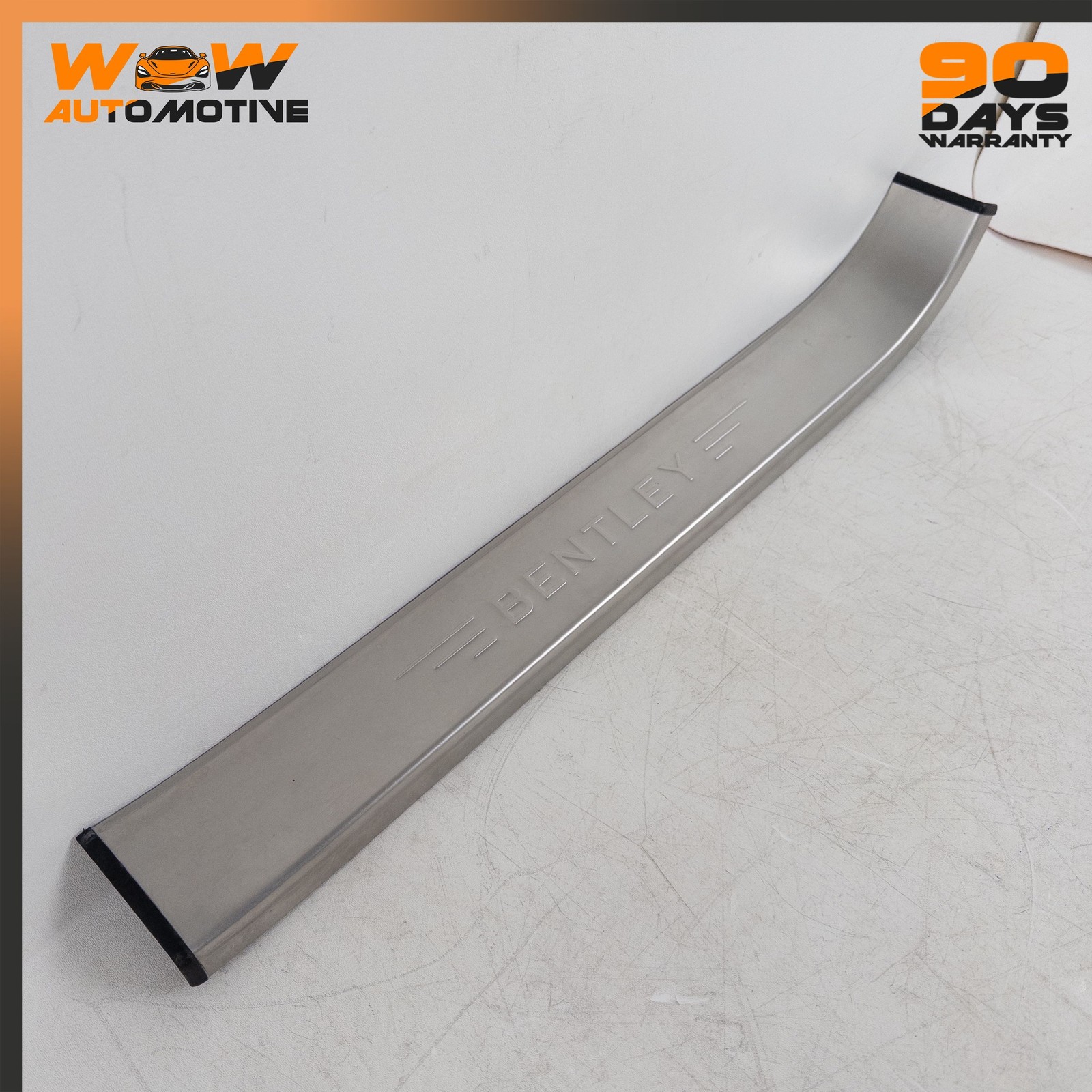 06-19 BENTLEY CONTINENTAL FLYING SPUR FRONT RIGHT SILL TRIM STRIP PLATE COVER OE