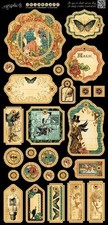 Graphic 45 Steampunk Debutante Chipboard Rare Retired 2010
