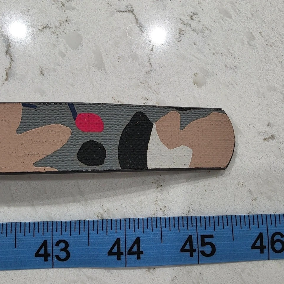 Fossil Women's Camouflage Belt with Pink and Brown Accents - Image 3 of 4