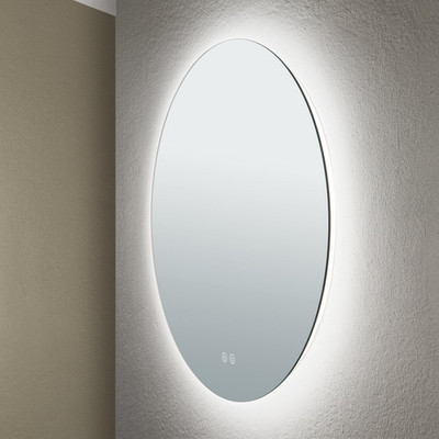 LED Spiegel Badspiegel Focus Touchdimmer Antibeschlag Hintergrundbeleuchtung 23