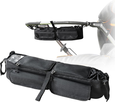Double Stroller Organizer, Parent Console Double Baby Stroller Accessories Compa