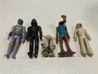 Vintage 1970s-1980s Star Wars Figures Lot Of 5 Darth Vader, Boba Fett, Yoda