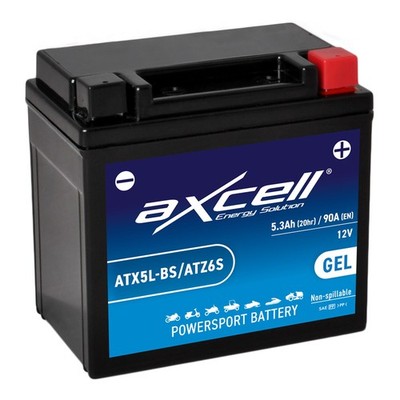 AXCELL Batterie 12V YTX5L-BS (für: Aprilia RX 50 Factory (Euro 4) KKA01 18-20 )