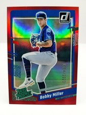 2023 Panini Donruss Bobby Miller #41 Rated Prospect Holo Red SN# 1364/2023