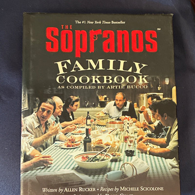 The Sopranos The Sopranos Family Cookbook Artie Bucco HC 2002 w/ Dust Jacket