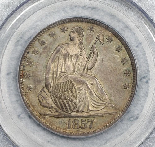 1857-O Seated Liberty Half Dollar PCGS MS64 Gorgeous!  #1FIW