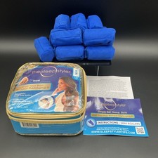 The Sleep Styler Mini Heat Free Hair Rollers Set of 12 3 Memory Foam Curlers
