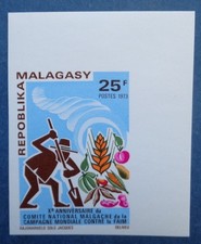 Madagascar neuf, n°515, 10 ans comité malgache, non dentelé, 1973, N**