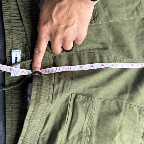 Fashion Nova Herren Cargo Jogginghose XXXL Oliv Stretch Baumwollmischung Relaxed Fit Hose - Bild 9 von 10