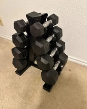 Hex Dumbbell Set 100lbs( Does Not Come With Rack)