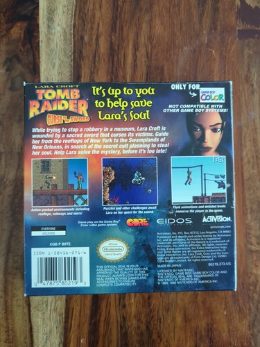 Tomb Raider: Curse of the Sword Complete CIB (Nintendo Game Boy Color, 2001) - Picture 8 of 15