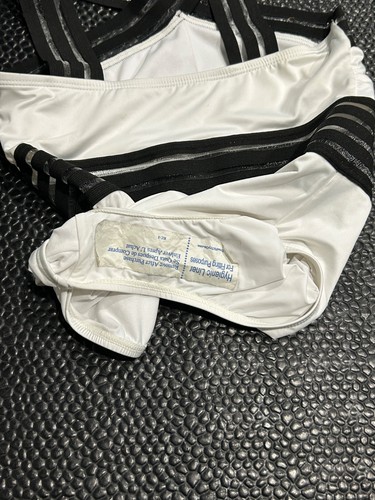 Kenneth Cole Medium White One Piece Crisscross Straps Swimsuit New Without Tag - Picture 9 of 9