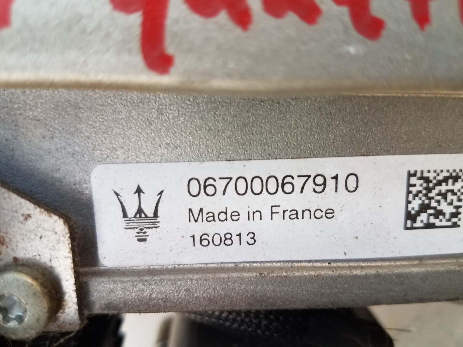 2014-2019 Maserati Quattroporte Steering Column Shaft Module 670003653 (M)