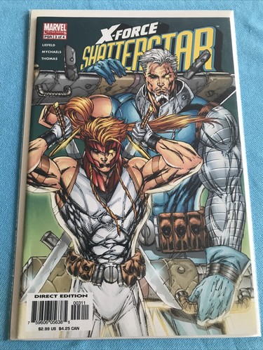 X-FORCE: Shatterstar (2005) #1-4 serie completa 9.2/9.4 ROB LIEFELD Marvel - Foto 4 di 6