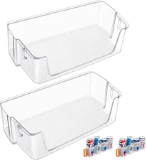 2 PACK DA63-09775A Refrigerator Door Bin Replace Samsung DA97-20984A RF27T5201SR