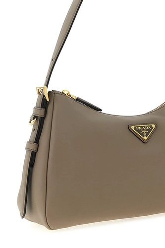 PRADA Aimee Medium $2950 Clay Leather Shoulder Bag New And Authentic - Picture 3 of 3
