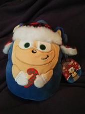 JAZWARES MISPRINTED/MISCOLORED SONIC THE HEDGEHOG 8" CHRISTMAS SQUISHMALLOW