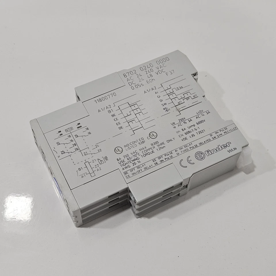 (New) Finder 87.02.0.240.0000 Time Delay Modular Timer, TIME RANGE: .05S TO 60HR - Image 2 of 4