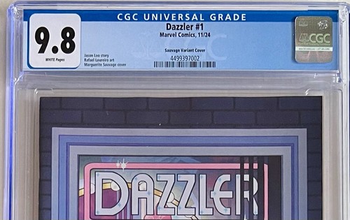 DAZZLER #1 MARVEL 2024 MARGUERITE SAUVAGE WINDOWSHADES VARIANT CGC 9.8 NM - Picture 4 of 11