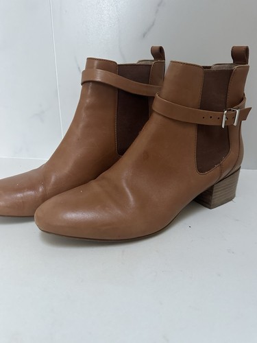 WITCHERY LEATHER ANKLE BOOTS SIZE 40 - Picture 4 of 5