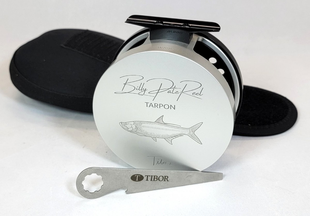 Tibor Billy Pate Tarpon Fly Reel w/Tarpon Engraving - Left Hand