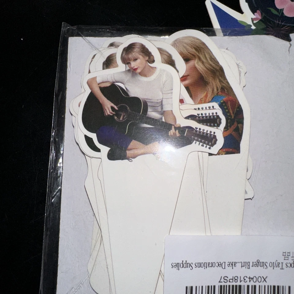 Taylor Swift товары для вечеринки на день рождения торт/кекс тарелки салфетки - Изображение 2 из 4