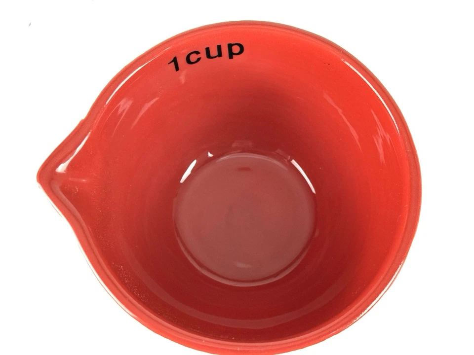 Гнездование керамические цветные мерные чашки набор из 4 на складе Boston - Изображение 3 из 4