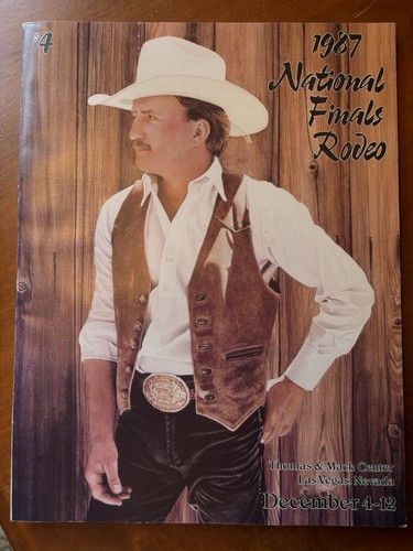 NFR Rodeo Program National Finals Rodeo 1987 Las Vegas