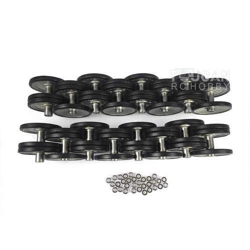 Henglong Metal Road Wheels W/ Rims for 1/16 Tiger I 3818 Panther 3819 RC Tank - Bild 4 von 6