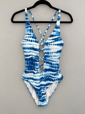 Vince Camuto One Piece Swimsuit Size 6 NWT Azure