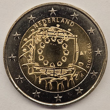 Netherlands 2 euro coin 2015  30 years of EU flag  UNC