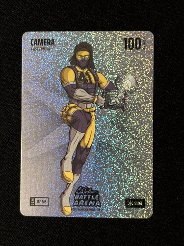 2026 Bo Jackson Battle Arena Camera Alvin Kamara IBF-305 Steel Icon Battlefoil