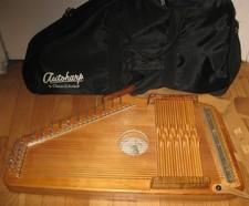 BUCK LUMBERT Mountain Music Autoharp 17 Chords Fine Tuners Case