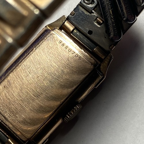 Vintage 1950’s Bulova 14kt Gold Filled Herren Armbanduhr Handaufzug (Roségold) - Bild 7 von 15