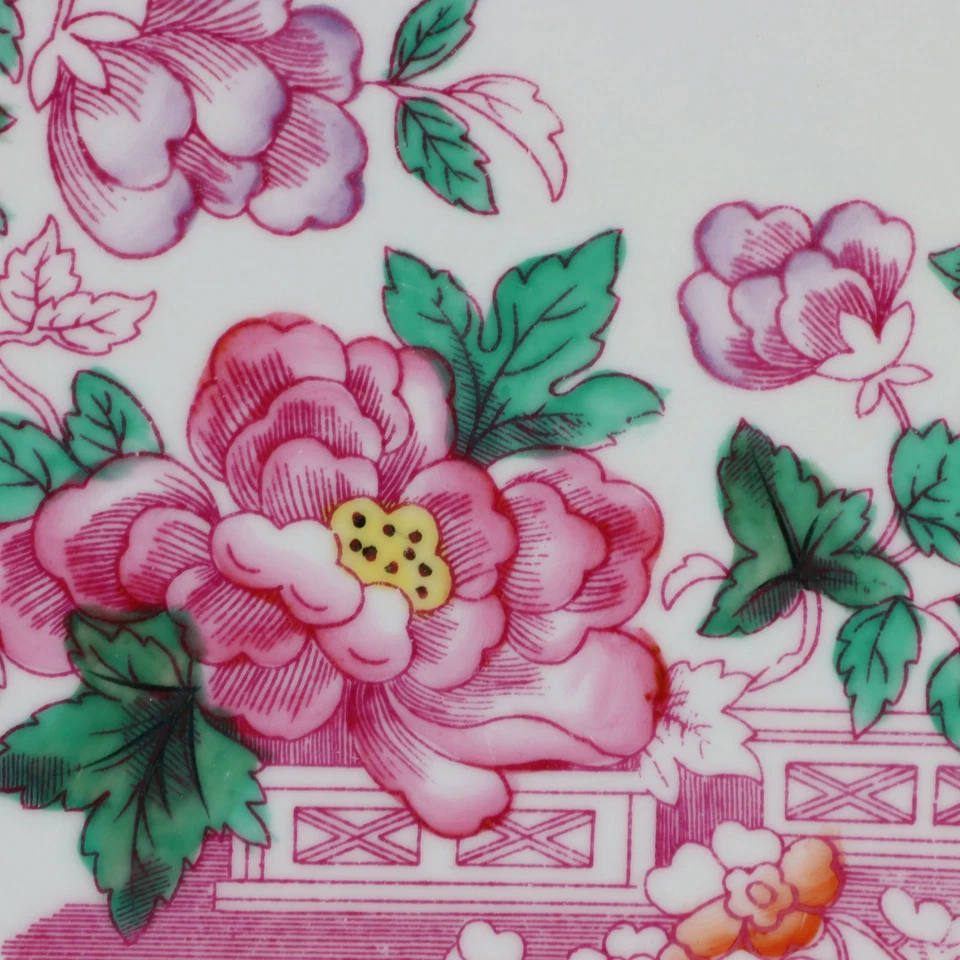 Vista Alegre VA Metz Floral Rosa Cargador Plato de Picar 12 5/8" Portugal De Colección Foto 2 de 4