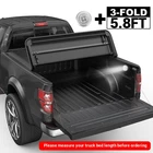 Truck Tonneau Cover For 07-13 Chevrolet Silverado GMC Sierra 5.8F Bed Tri-Fold