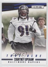 2012 Panini Rookies & Stars Rookie True Blue Courtney Upshaw #163 9l4