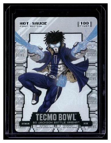 2026 Bo Jackson Battle Arena Tecmo ICE Hot Sauce Silver Coinflip 100 #SC515
