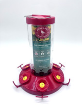 Perky-Pet 220 The Grand Master 48-Ounce Hummingbird Feeder Clear/Red