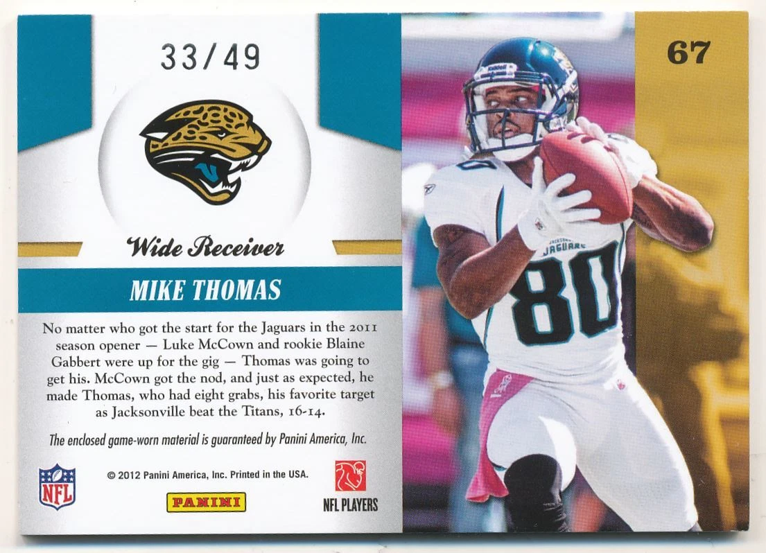 Mike top thomas jersey