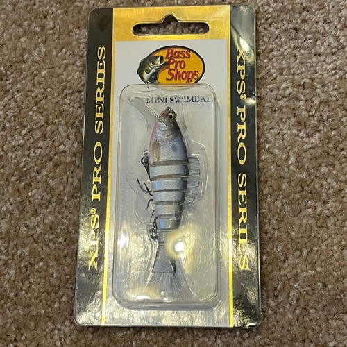 NEW Bass Pro Z-9 Gray Shad Mini Swimbait XPS Fishing Lure Jointed Crankbait