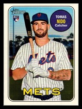 2018 Topps Heritage High Number Baseball, Base Rookie Card #650 TOMAS NIDO RC