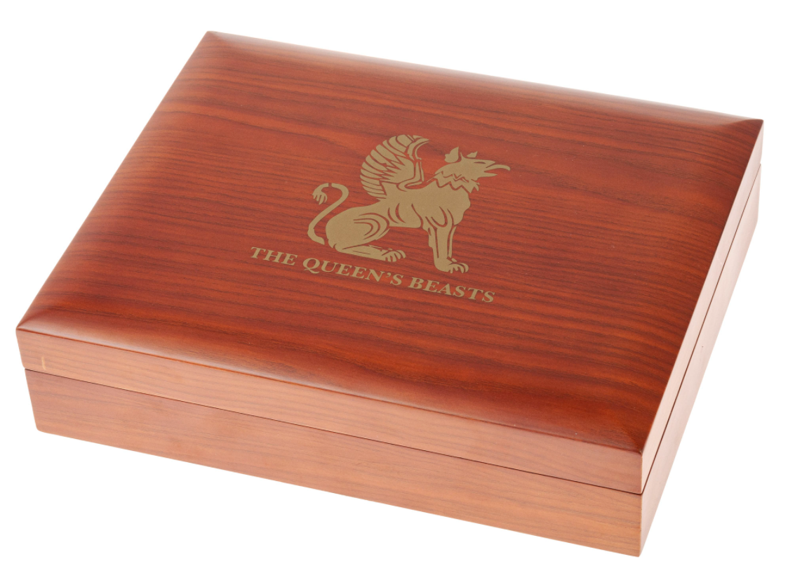 Queen's Beasts Money Box for Silver & Gold Coins for 1/4 OZ,1 OZ, 2Oz