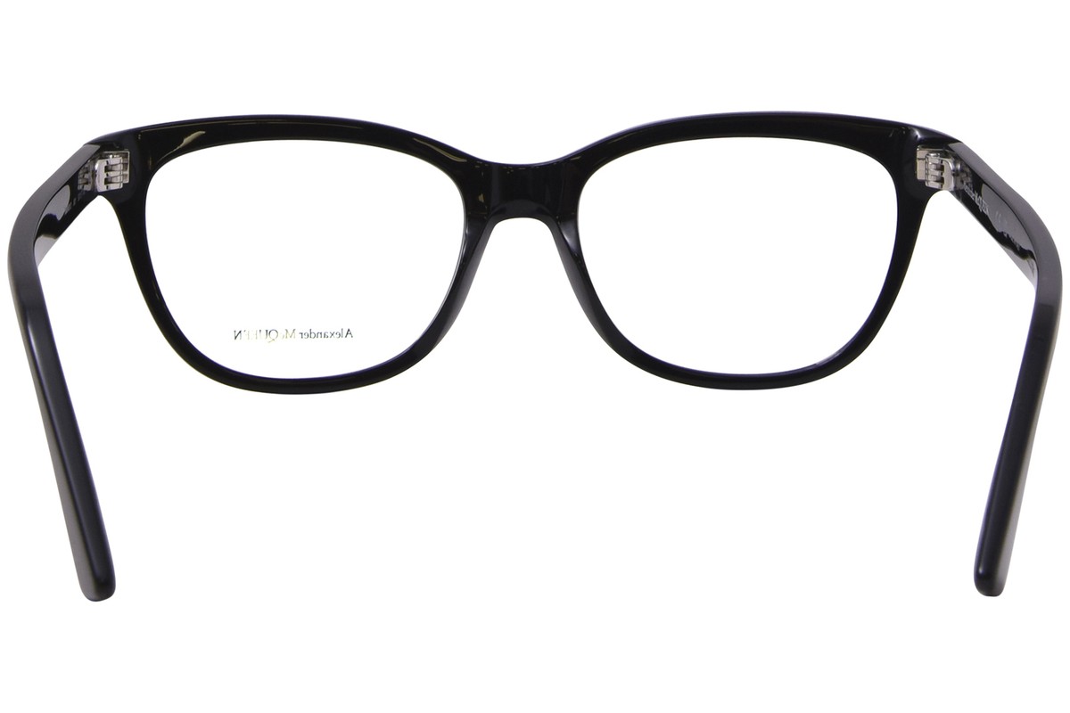 Alexander McQueen AM0461O 001 Eyeglasses Women's Black Full