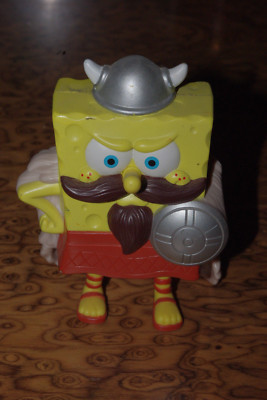 Burger King 2005 Viacom Sammelfigur Sponge Bob Wikinger 10 cm Sammler rar